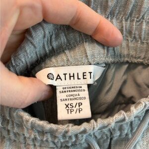 Athleta Retreat Linen High Rise Wide Leg Pant